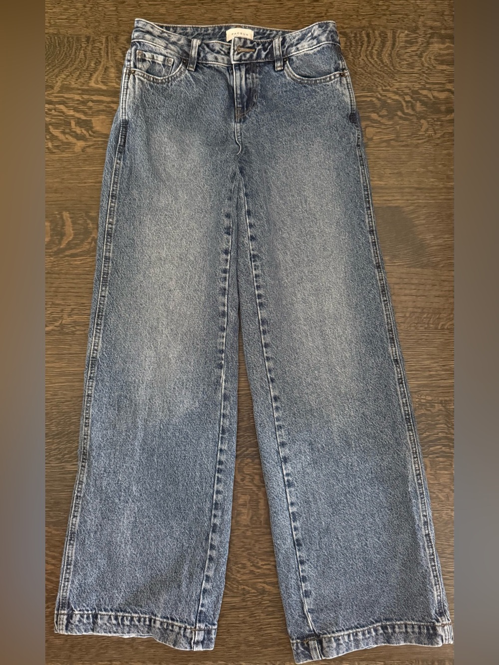 Pacsun “Casey low rise baggy” Jeans in Dark blue wash